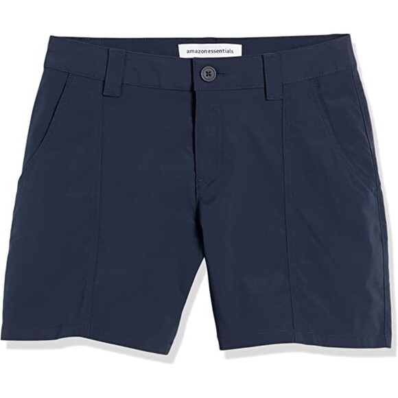 Stretch Woven 5" Hiking Shorts With Pockets Navy SIZE-8 - Picture 4 of 5